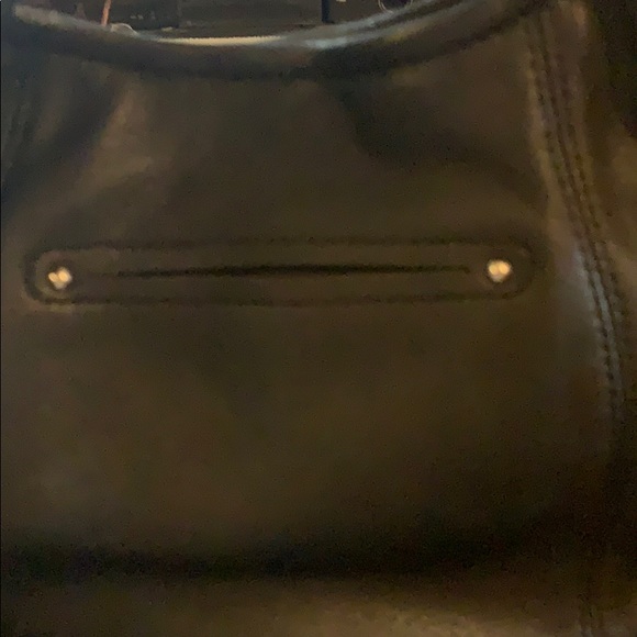 Black leather B. Makowsky bag. SOLD - Picture 3 of 7